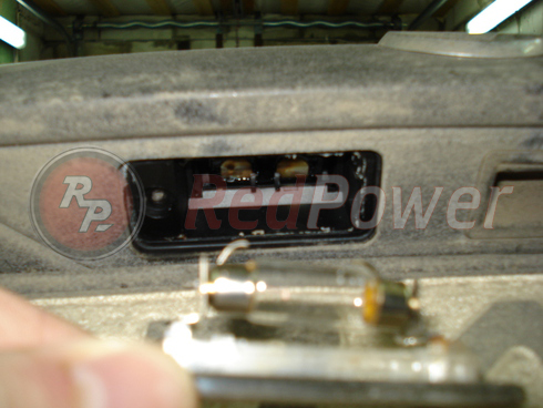 Место установки для камеры заднего вида RedPower 