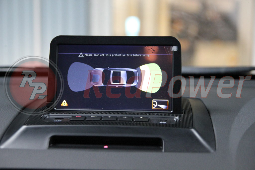 Режим только парктроника автомагнитолы RedPower