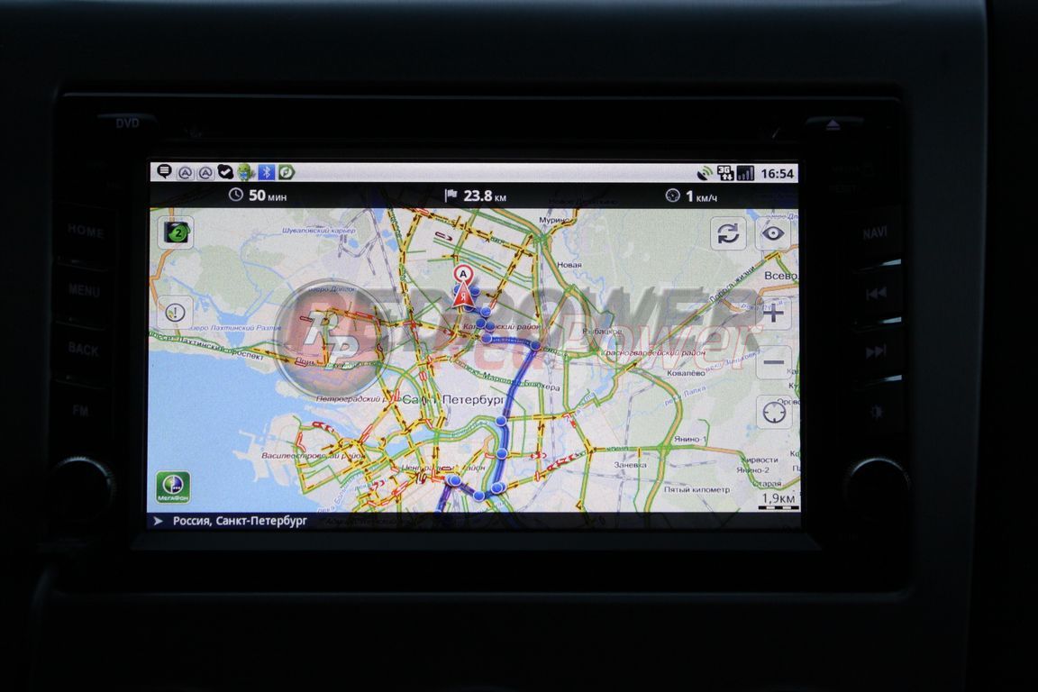 "Яндекс. Карты" в автомагнитоле RedPower