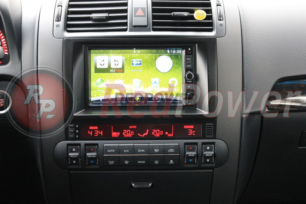 Главный экран автомагнитолы RedPower