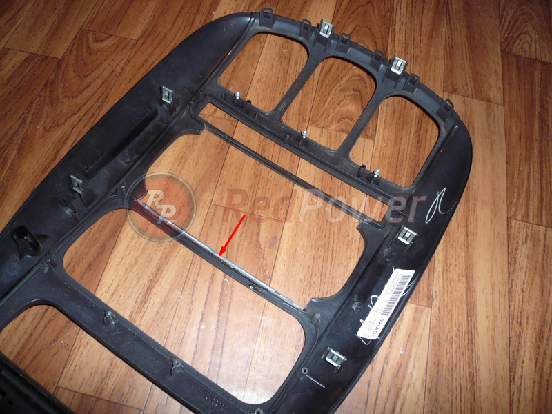 Модернизация переходной рамки для автомагнитолы RedPower