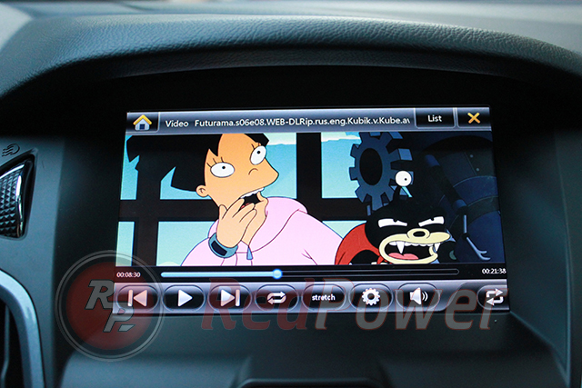 Видео-плеер автомагнитолы RedPower