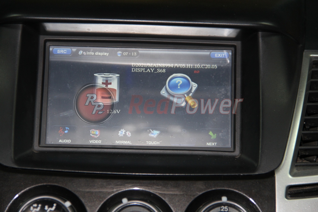 Версия прошивки магнитолы RedPower