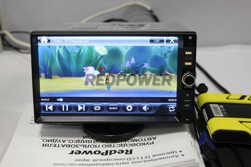 Видео-плеер магнитолы RedPower