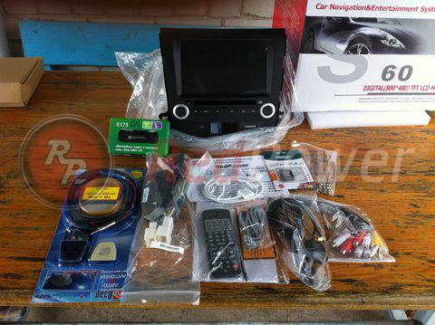 Комплект доставки автомагнитолы RedPower