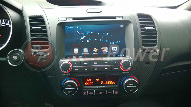 Результат установки магнитолы RedPower